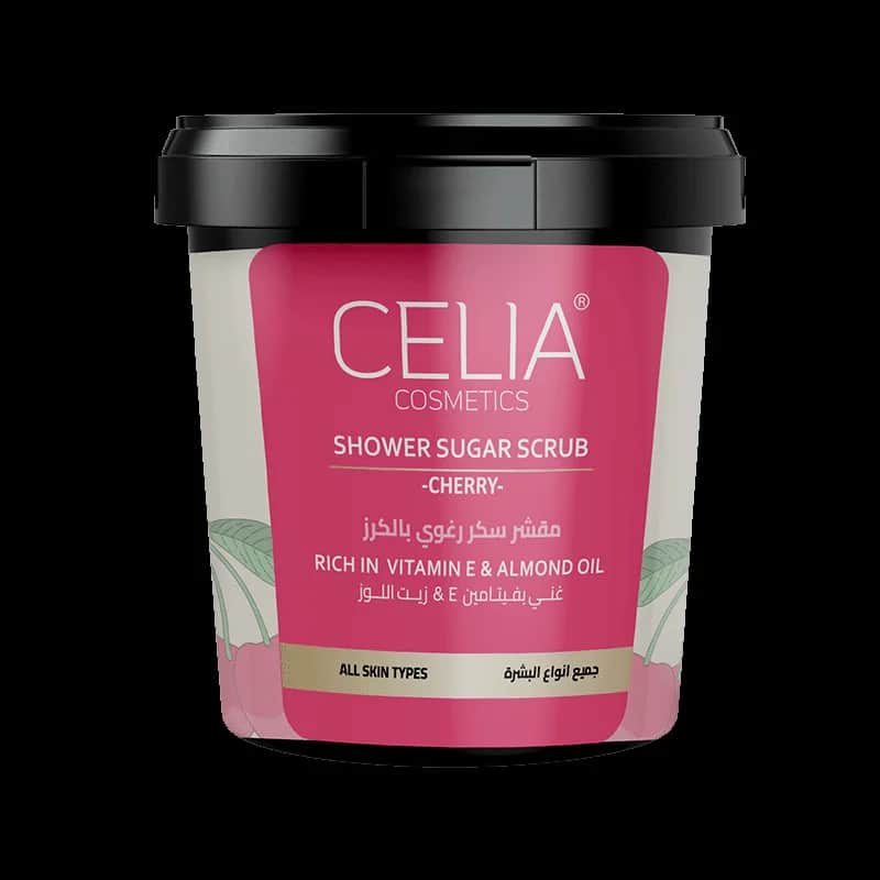 Celia مقشر سكر رغوي بالكرز من سيليا 600 جرام