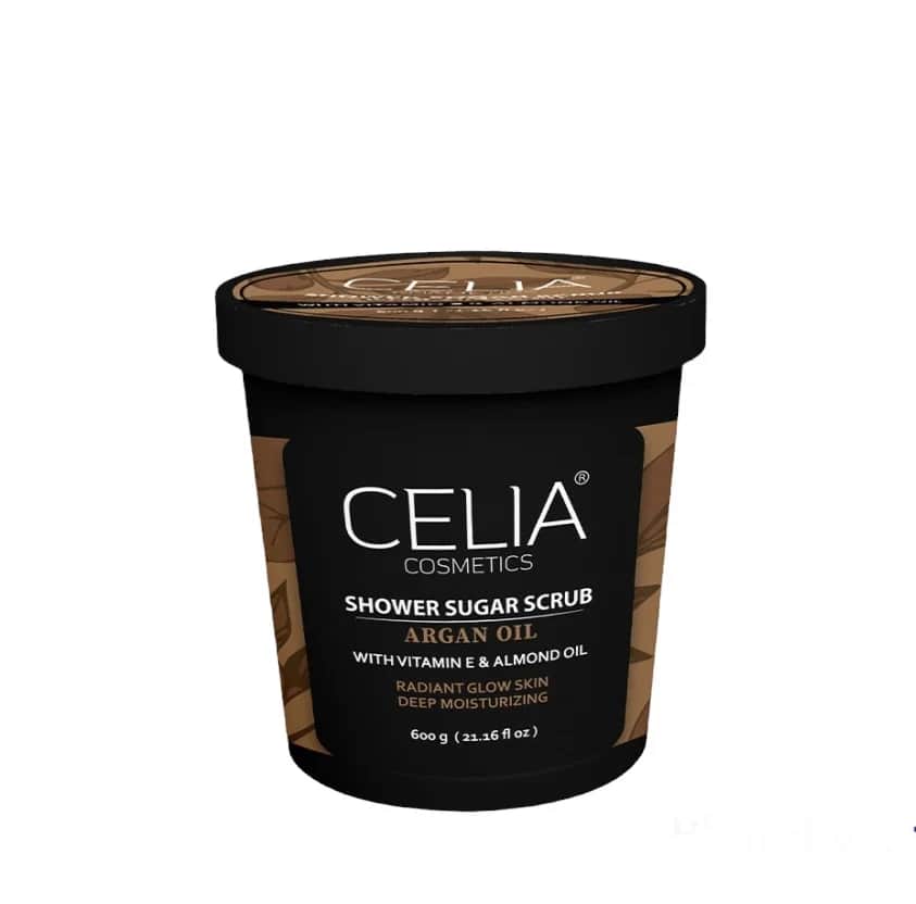 Celia مقشر السكر الرغوي بالارجان من سيليا 600 جرام