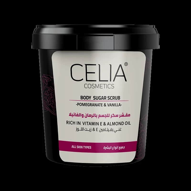 Celia مقشر سكر بالرمان والفانيليا 600 جرام من سيليا