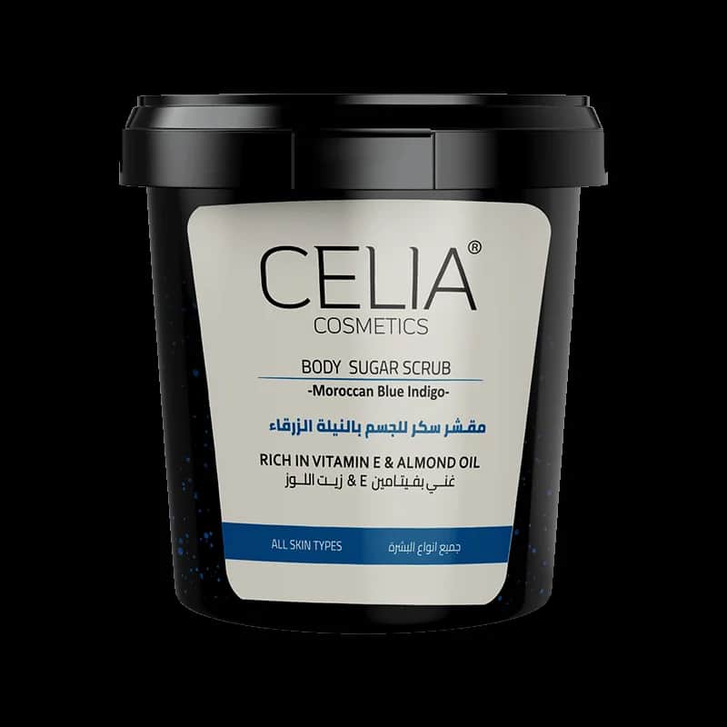 Celia مقشر سكر بالنيلة الزرقاء 600 جرام من سيليا