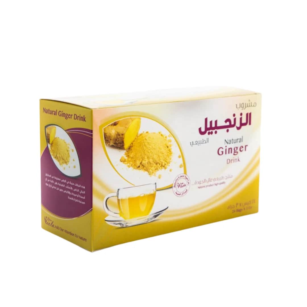 Viola Flower مشروب الزنجبيل الطبيعي من فيولا فلاور 24 كيس