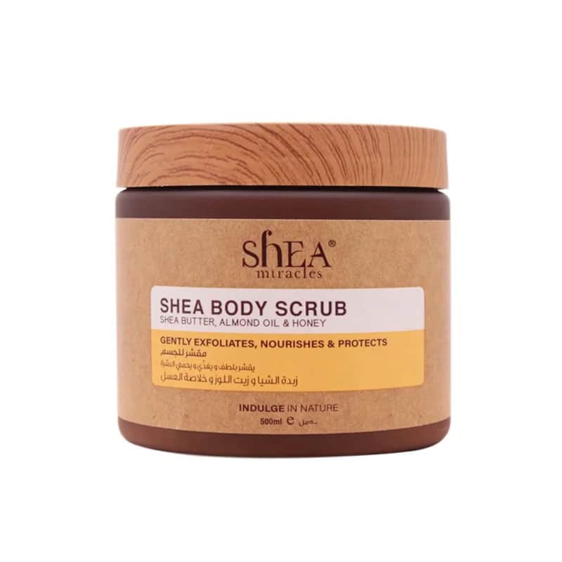 سكراب الجسم بالشيا 500 مل من شيا ميراكليس Shea Miracles