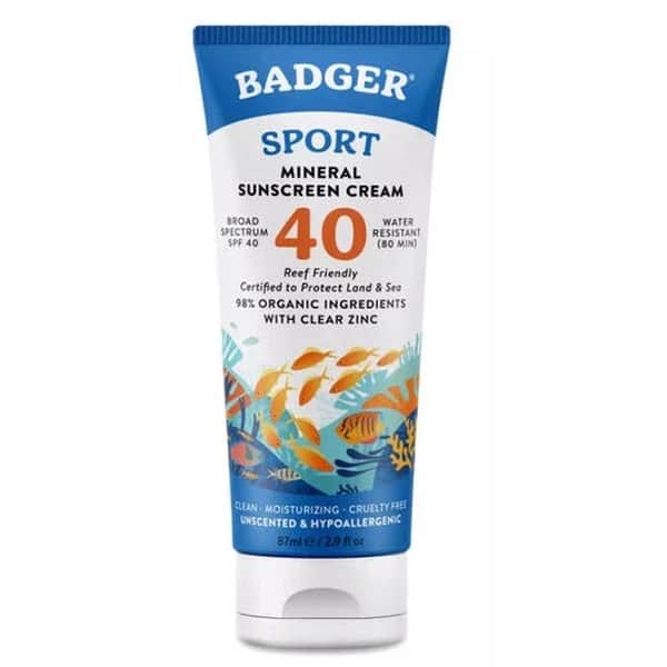 واقي شمس خالي من الرائحة SPF 40 بحجم 87 مل من بادجر Badger