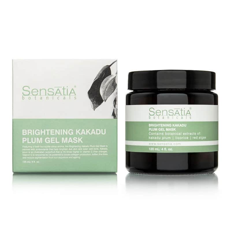 Sensatia Botanicals قناع جل سينساتيا بوتانيكالز لتفتيح البشرة بخلاصة الكاكادو بلوم، 120 مل