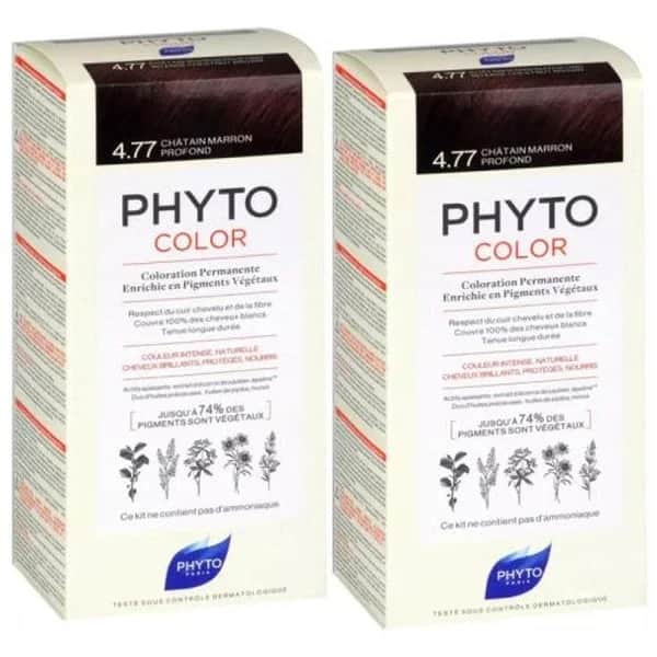 Phyto صبغة شعر فيتو فيتوكولر العشبية 4.77 كستنائي نحاسي مكثف خصم 40% على المجموعة الثانية