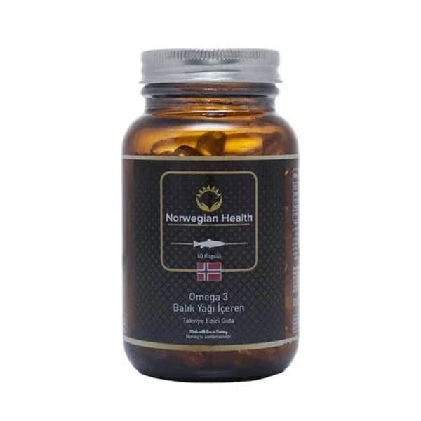 زيت السمك أوميغا 3 60 كبسولة من نورويجن هيلث Norwegian Health
