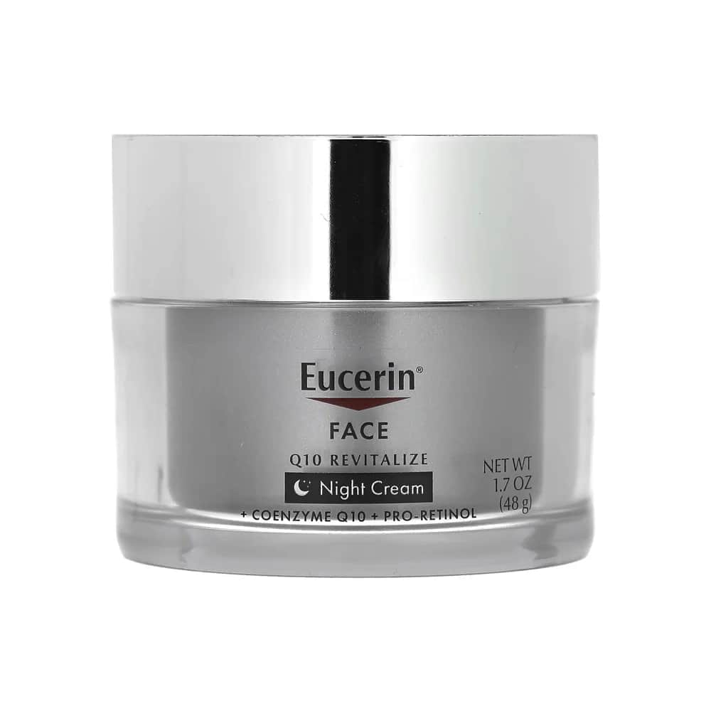 كريم الوجه الليلي بتركيبة Q10 المضاد للتجاعيد + برو ريتينول من يوسرين 48 جم Eucerin
