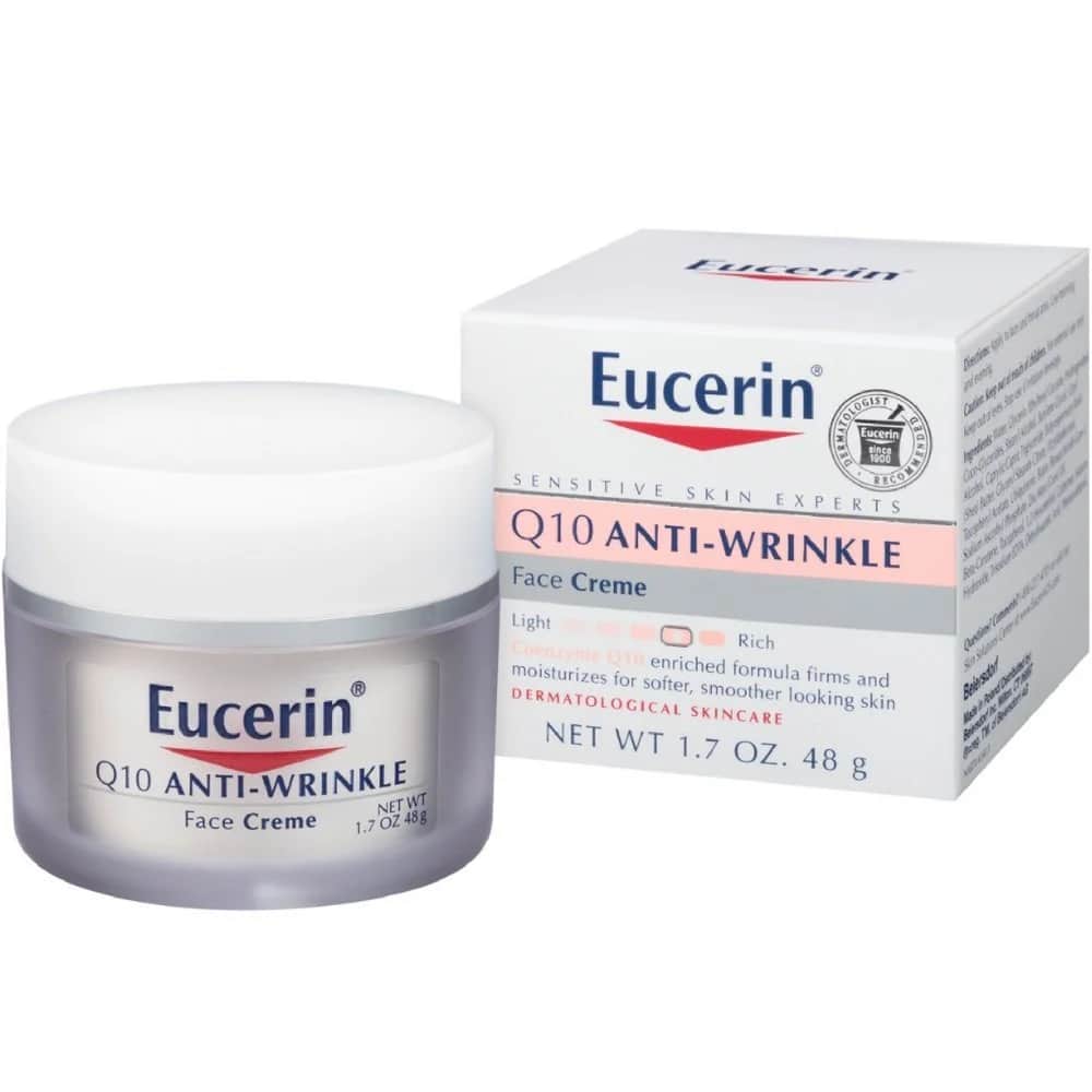 كريم الوجه بتركيبة Q10 المضاد للتجاعيد من يوسرين 48 جم Eucerin