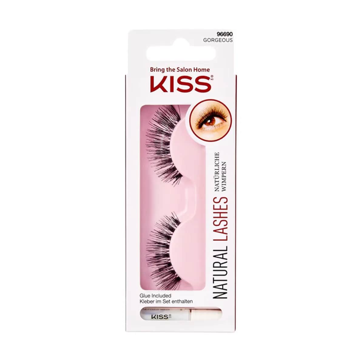 Kiss رموش كيس الطبيعية الكاملة رقم 01