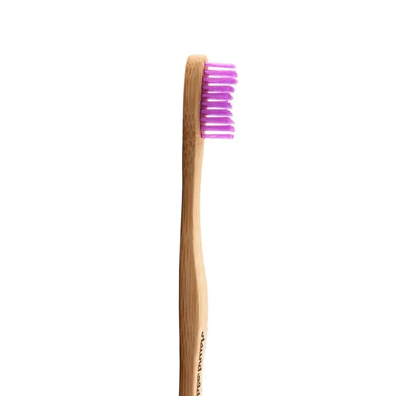 Humble Brush فرشاة أسنان للبالغين من ذا هامبل كو متوسطة الحجم وردية