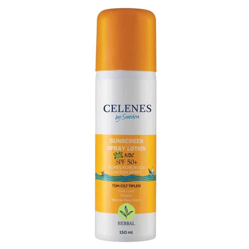 لوسيون واقي شمس بخاخ للأطفال SPF 50 150 مل من سيلينز Celenes