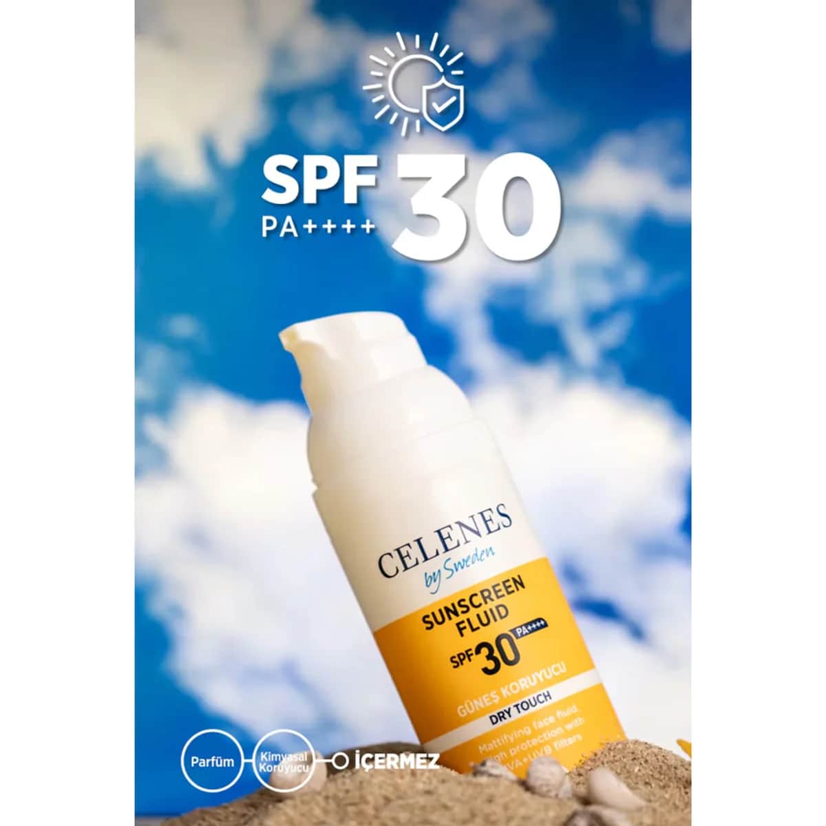 Celenes Herbal Sun Cream Dry Touch SPF30 50 ml