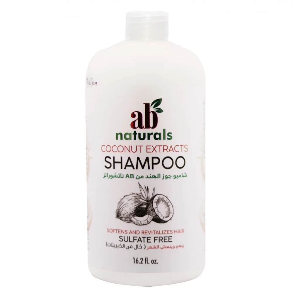 شامبو مستخلصات جوز الهند خالي من الكبريتات 479 مل من ايه بي ناتشورالز AB Naturals