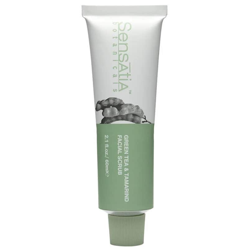 Sensatia Botanicals مقشر الوجه بالشاي الأخضر والتمر الهندي من سينساتيا بوتانيكالز، 60 مل