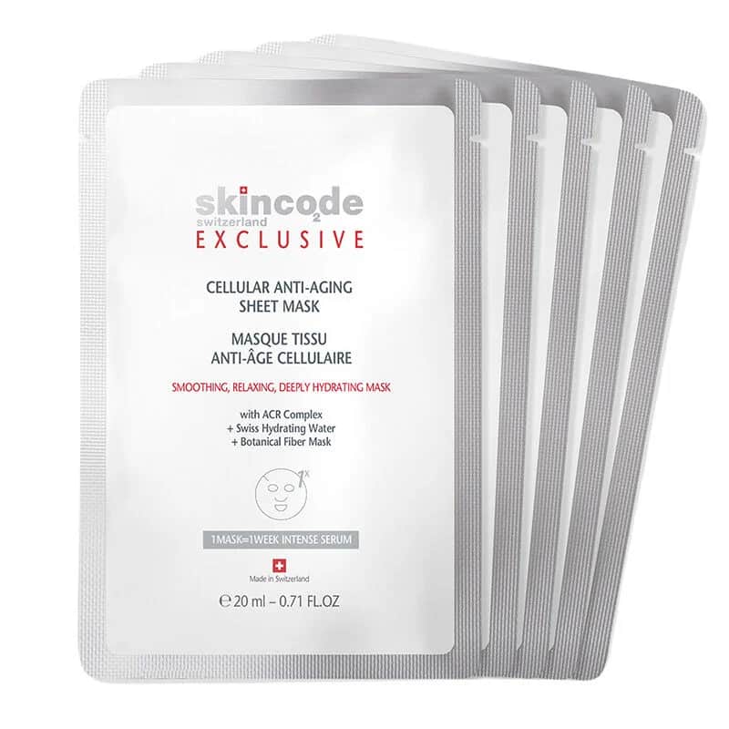 Skincode قناع سكين كود الحصري الخلوي المضاد للشيخوخة 20 مل × 5 قطع