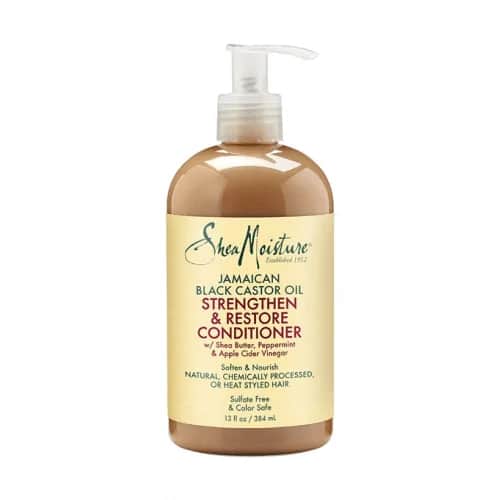 Shea Moisture بلسم زيت الخروع الأسود الجامايكي لتقوية وتعزيز نمو الشعر من شيا مويستشر 384 مل