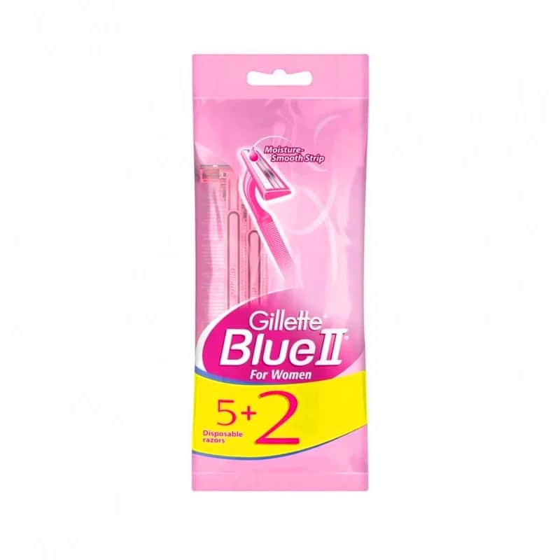 Gillette شفرات حلاقة نسائية بلو من جيليت 5+2