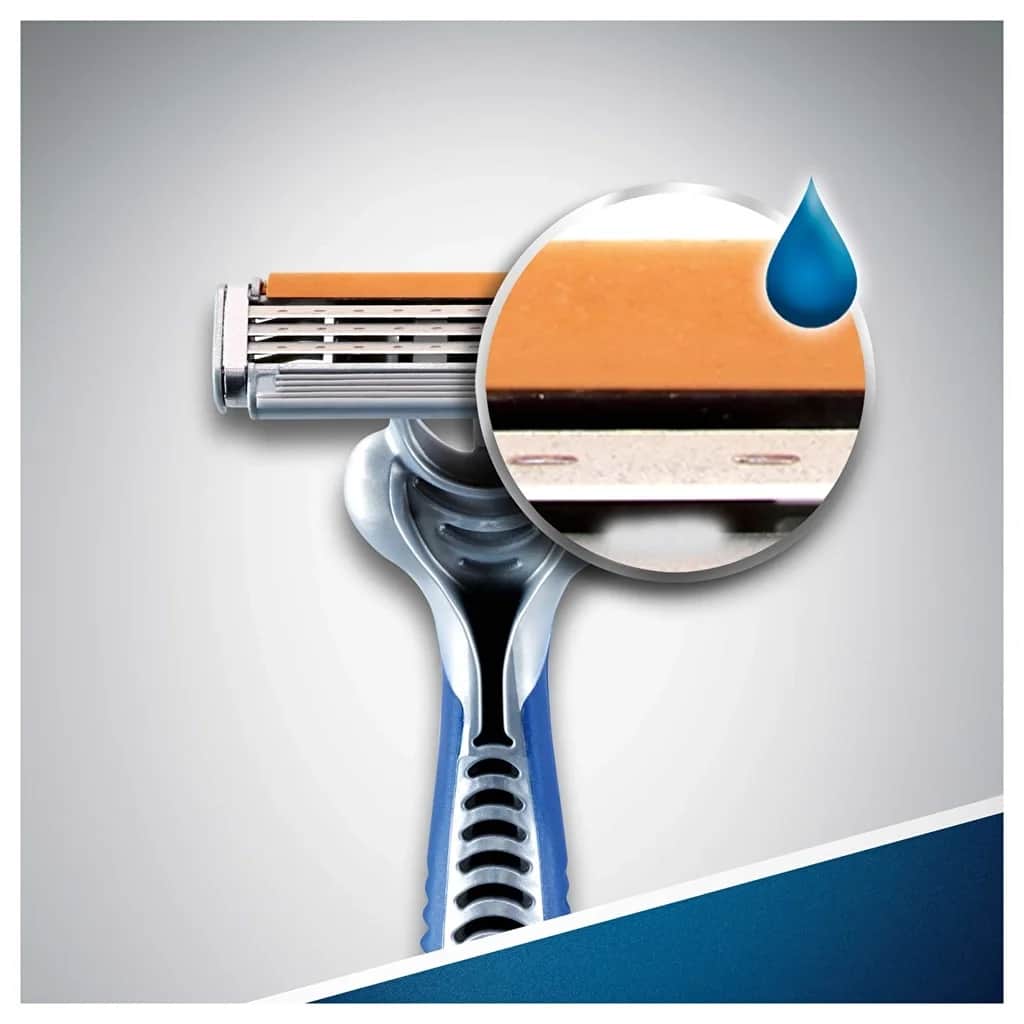 Gillette ماكينة حلاقة جيليت بلو 3 للاستخدام مرة واحدة عبوة من 6 قطع