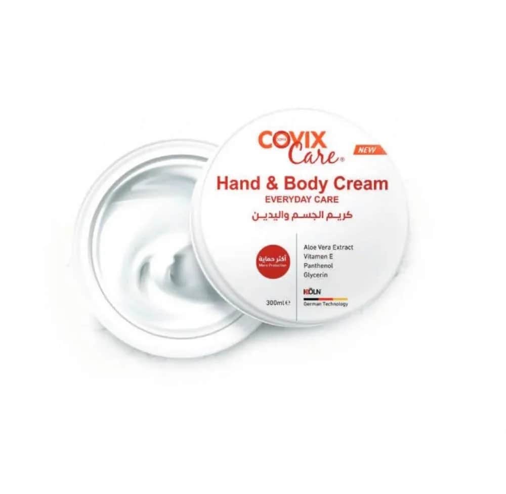 كريم اليدين والجسم اليومي 275 مل من كوفكس كير Covix Care