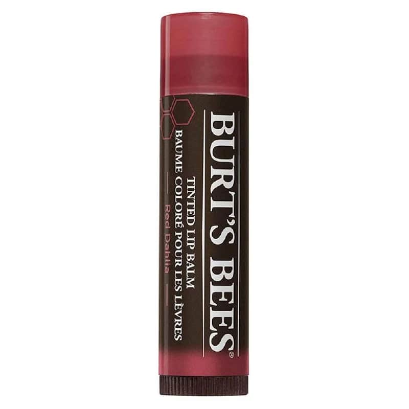 بلسم شفاه ملون 4.25 غرام داليا حمراء من بورتس بيز Burt's Bees