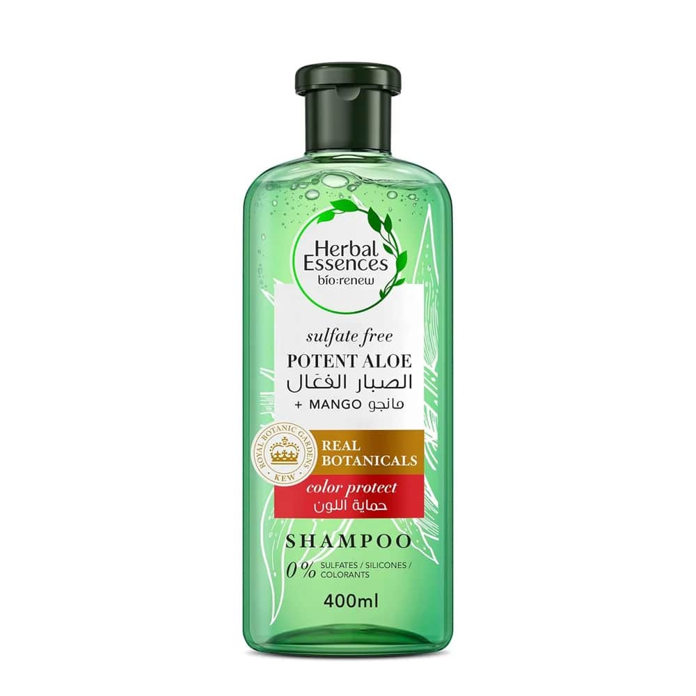 Herbal Essences شامبو بخلاصة الصبار الفعال والمانجو من هيربال اسينسز 400 مل