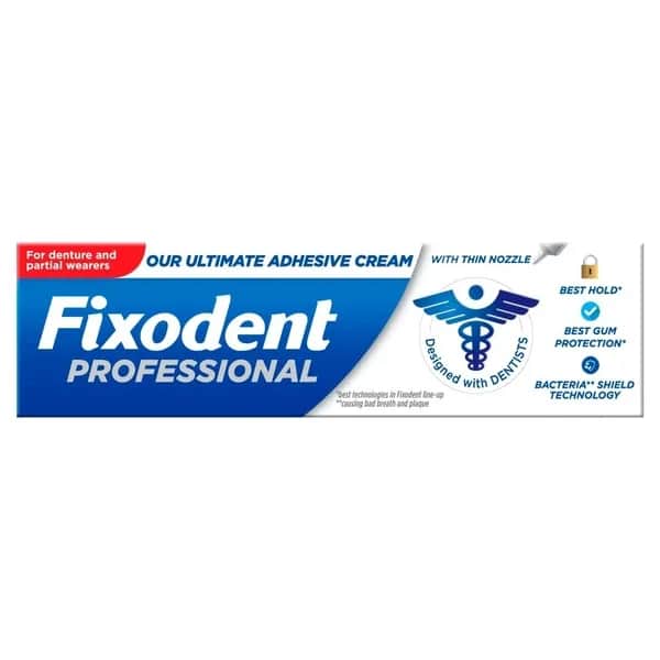 Fixodent كريم فيكسودنت كومبليت دينتور فريش اللاصق الخالي من الروائح 47 جرام
