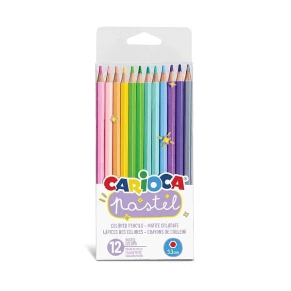 Carioca ألوان شمع كاريوكا باستيل 12 قطعة