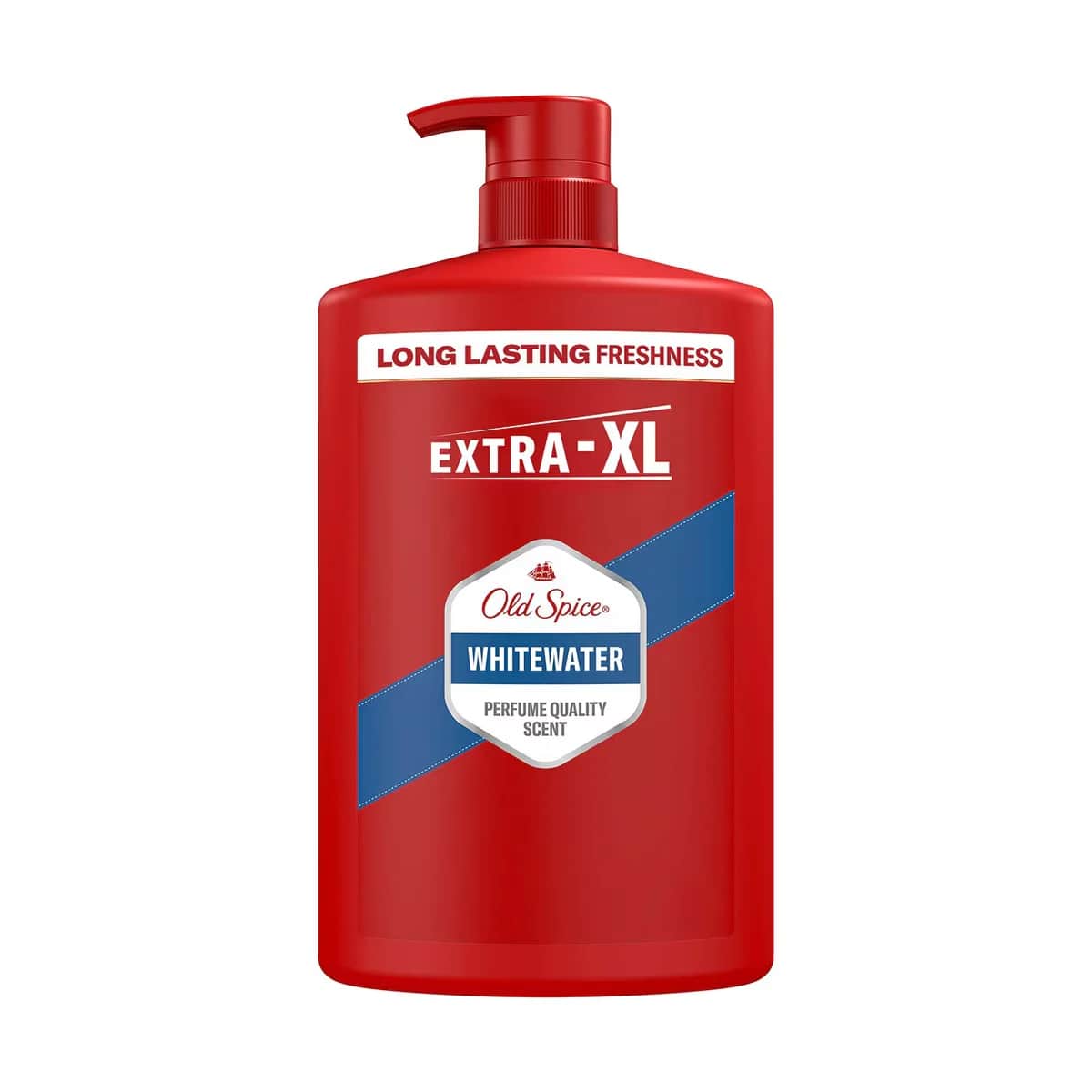 Old Spice جل الاستحمام والشامبو للرجال من أولد سبايس وايت ووتر، 1000 مل، حجم كبير جدًا