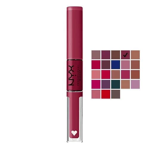 NYX احمر شفاه روج سائل مع ملمع شفاه فائق اللمعان من نيكس جول جيتر