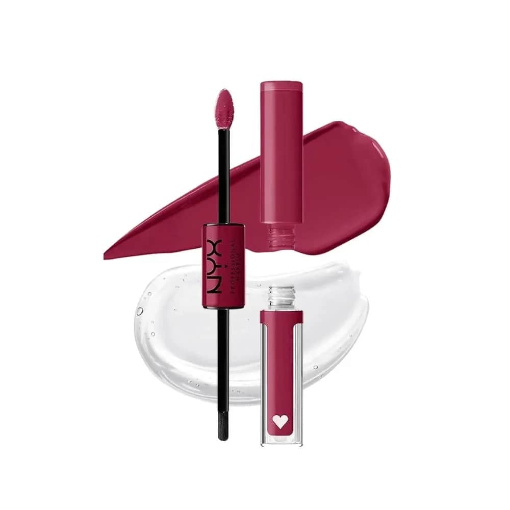 NYX احمر شفاه روج سائل مع ملمع شفاه فائق اللمعان من نيكس جول جيتر