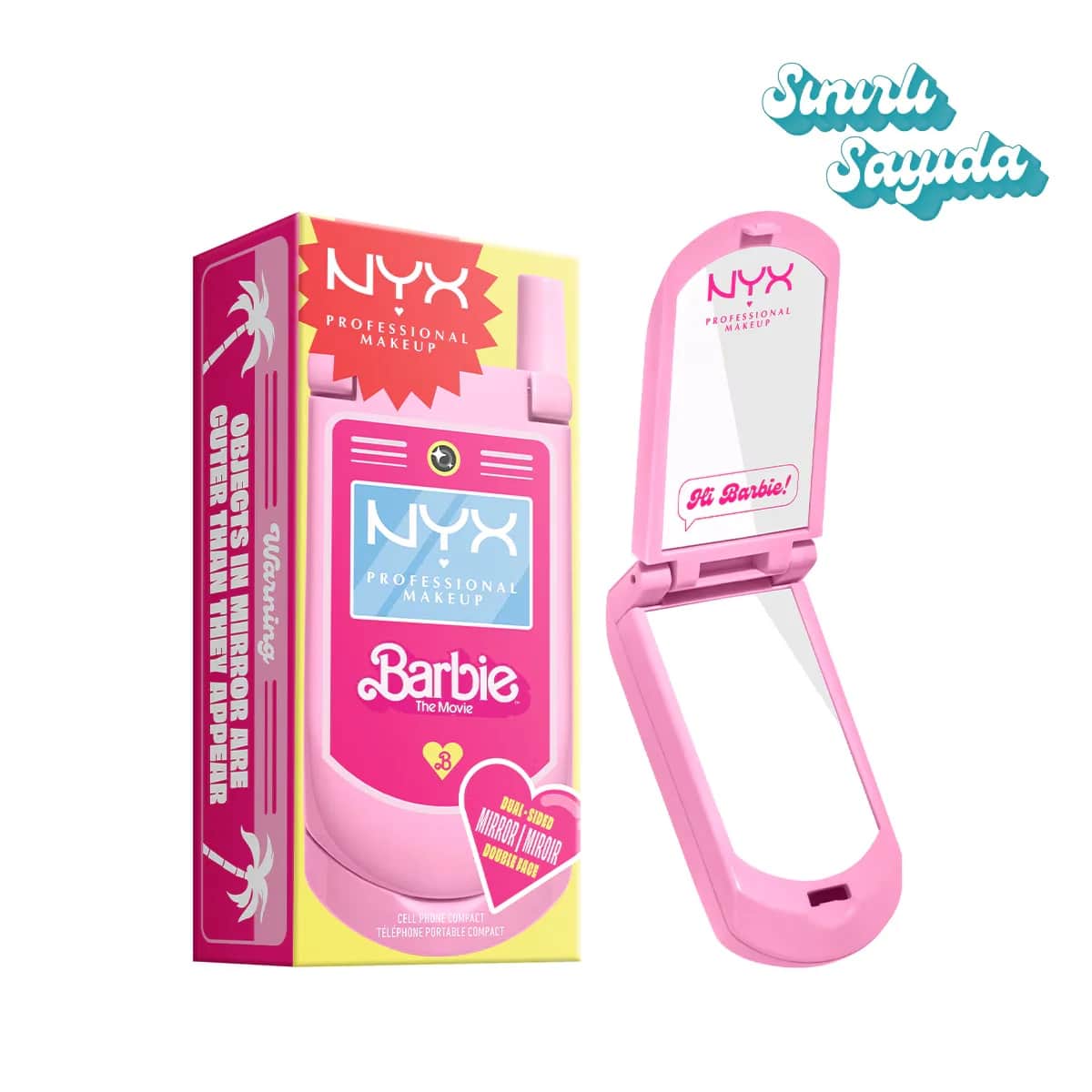 NYX مرآة مكياج باربي من نيكس بروفيشنال ميك أب