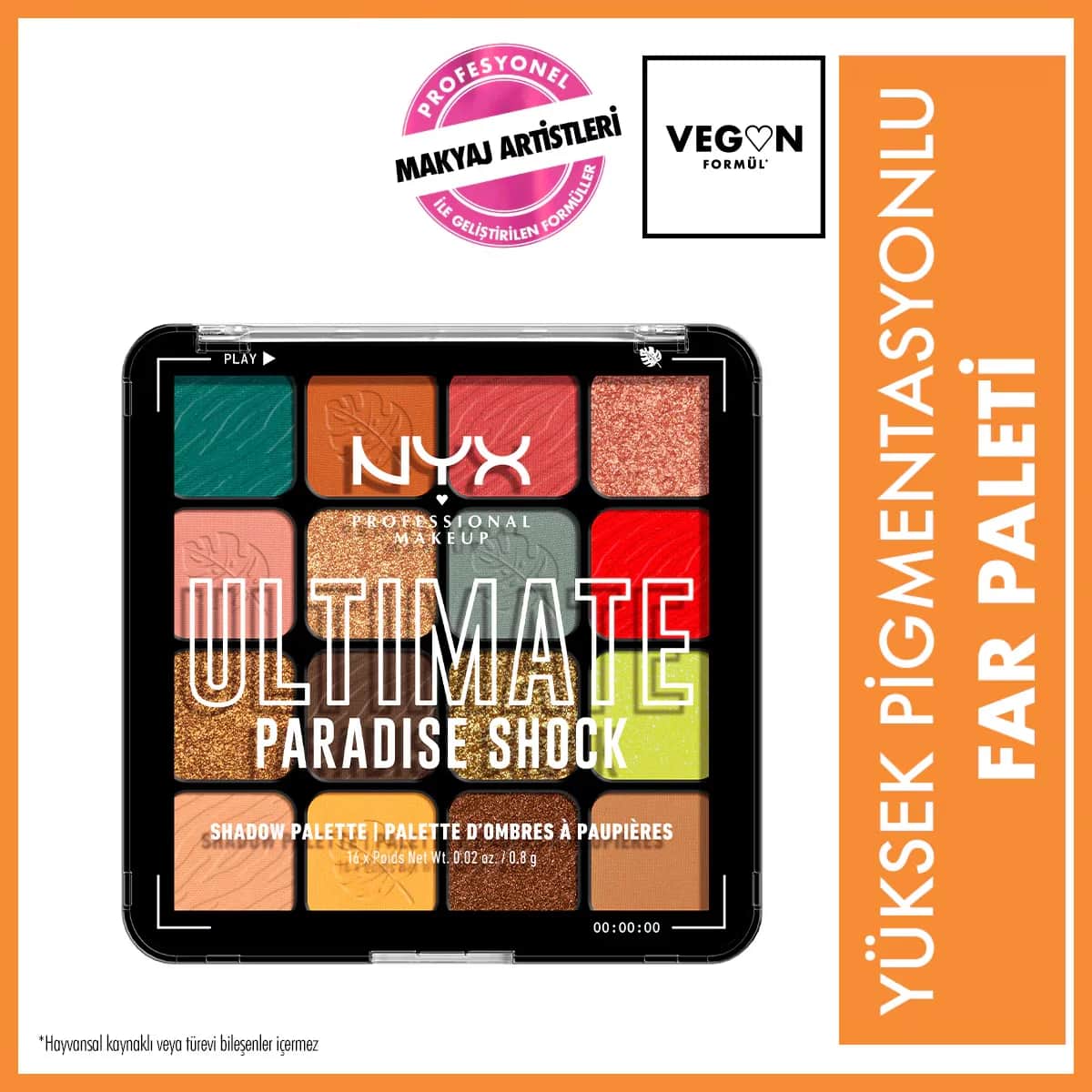 لوحة ظلال العيون باراديس شوق من نيكس NYX