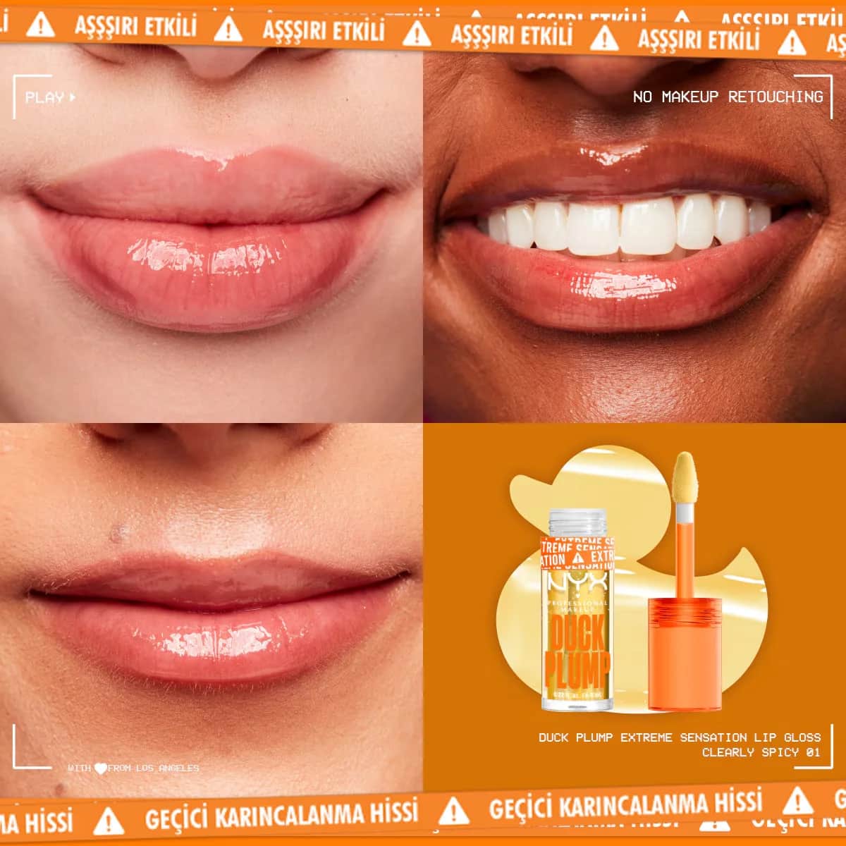 Nyx Professional Makeup Duck Plump Lip Gloss 01 clearly Spicy