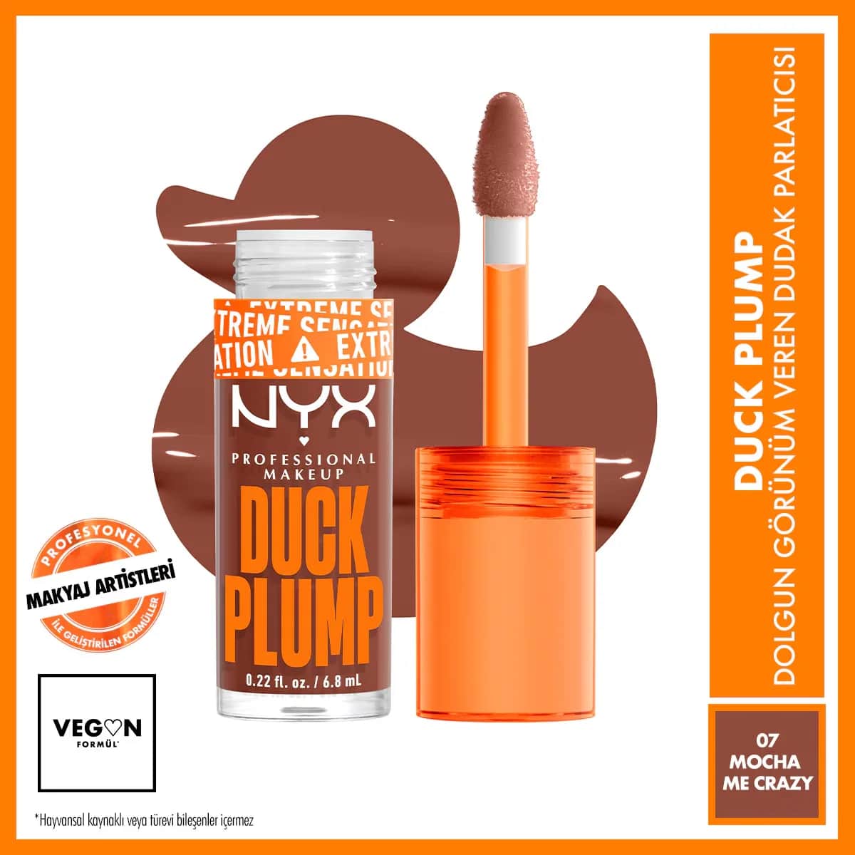 NYX ملمع شفاه داك بلامب من نييكس بروفيشنال ميك أب 07 موكا مي كريزي
