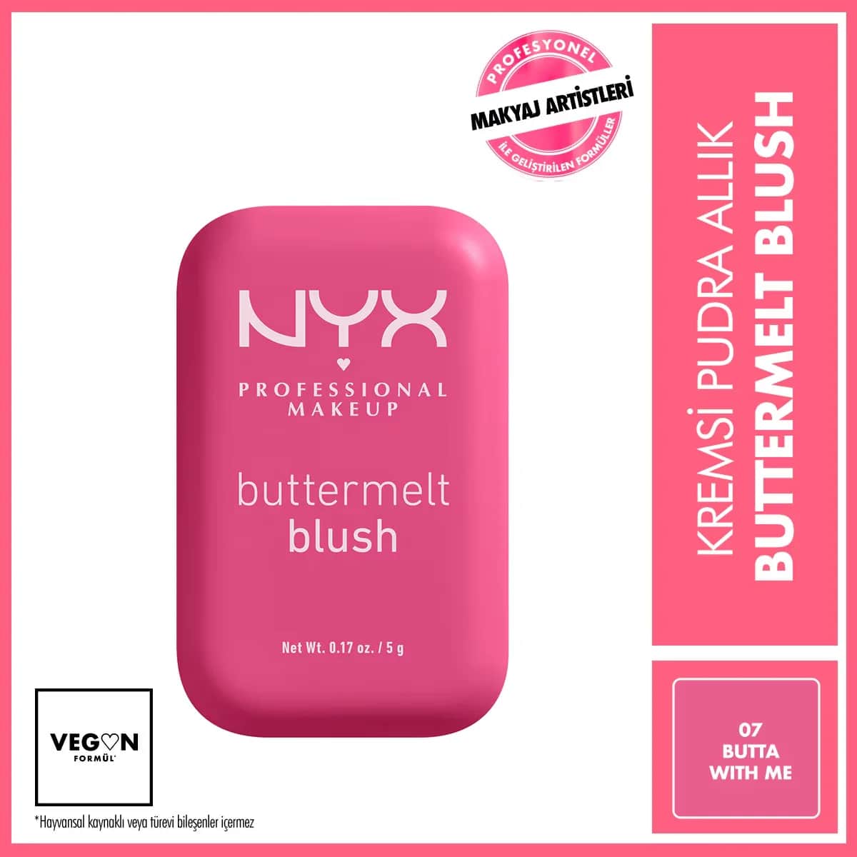بلوش كريمي بودرة 07 باتا ويث مي من نيكس NYX