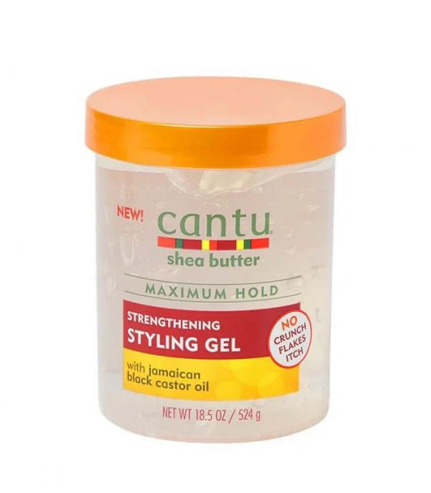 Cantu جل لتصفيف الشعر بزيت الخروع الاسود الجاميكي من كانتو 524 جرام