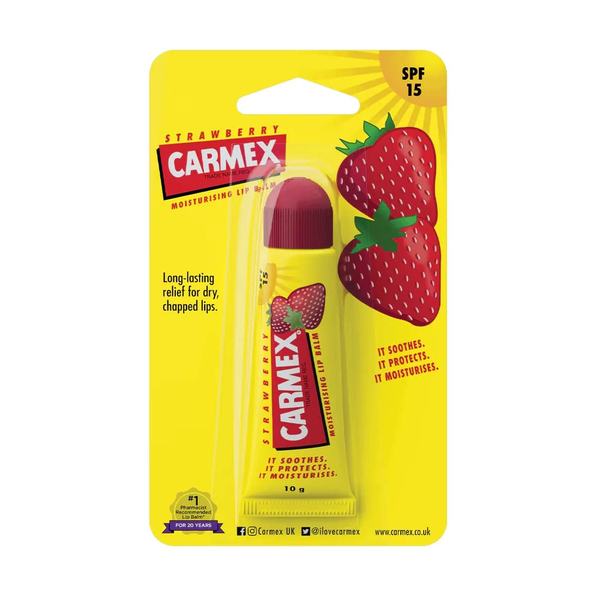 Carmex مرطب شفاه كارمكس بالفراولة 10 غرام