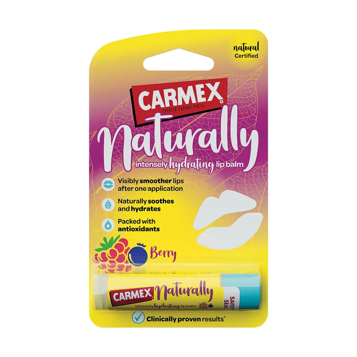 Carmex مرطب شفاه طبيعي من كارمكس بنكهة التوت 4.25 جم