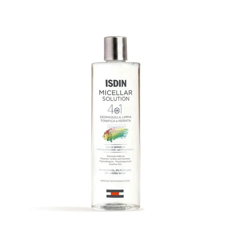 Isdin Micellar Cleansing Water Makeup Remover for Sensitive Skin 400 ml