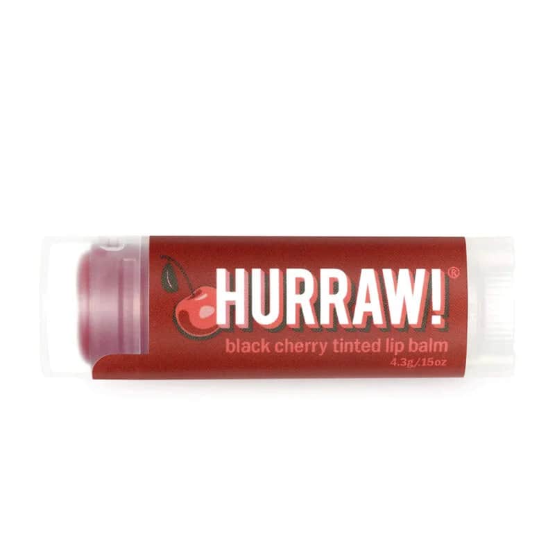 Hurraw مرطب شفاه ملون بالكرز الأسود من هورو كرز 4.8 غرام
