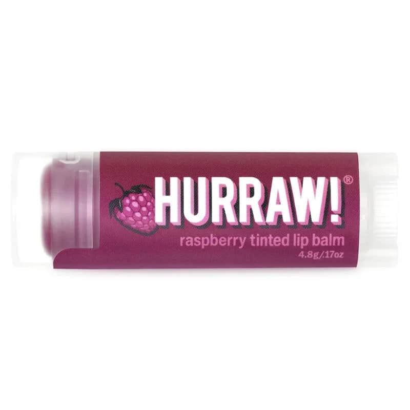 Hurraw مرطب شفاه ملون بنكهة التوت الأحمر من هورو 4.8 غرام
