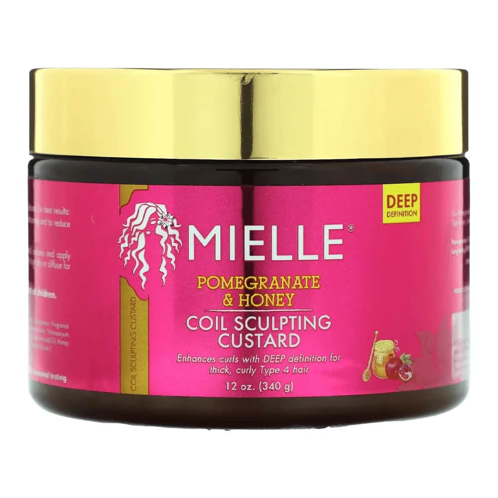 Mielle Organics مرطب كاسترد لتحديد تموجات الشعر بالرمان والعسل من ميلي اورجانيكس 340 جرام