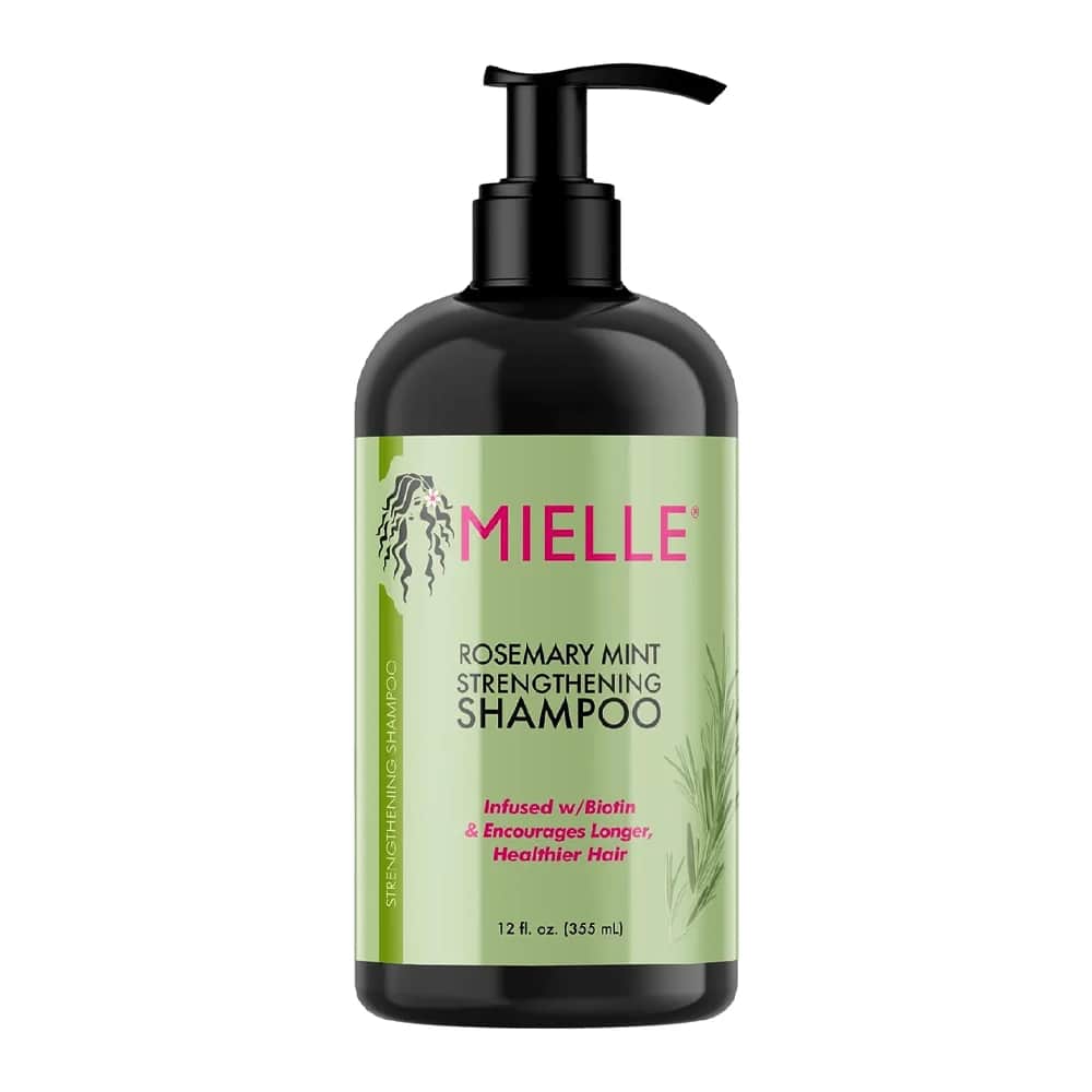 Mielle Organics شامبو مقوي للشعر بإكليل الجبل والنعناع ميلي أورجانيكس 355 جرام