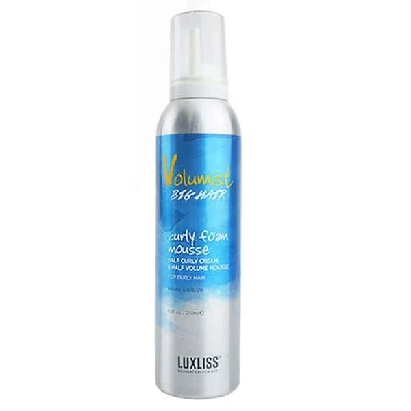 Luxliss Professional موس لوكسليس فولوميست بزيت جوز الهند لتكثيف الشعر المجعد 250 مل