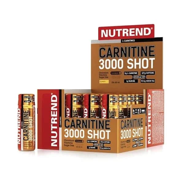 Nutrend نوتريند كارنيتين شوت 3000 شوت 20 أمبولة