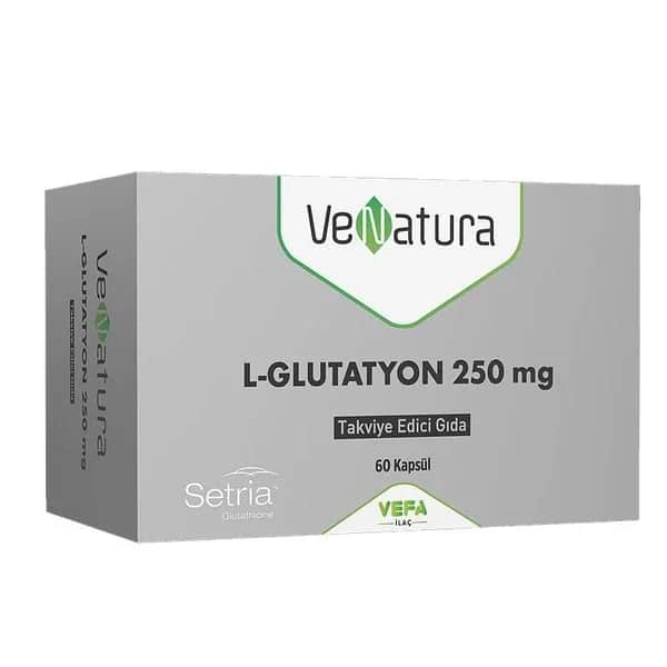 VeNatura فيناتورا الجلوتاثيون 250 مجم 60 كبسولة رخوة