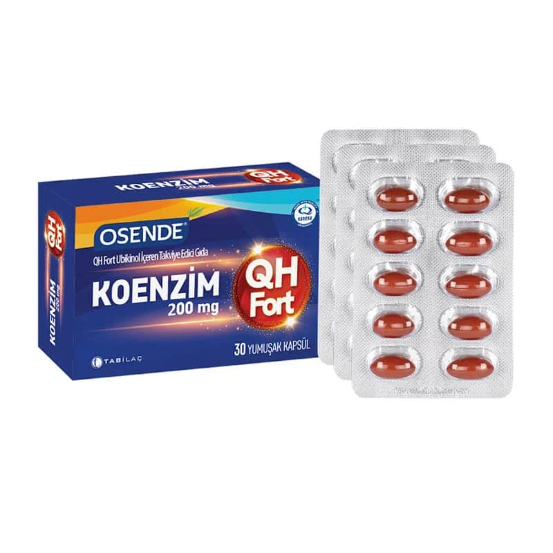 أوسندي كوانزيم كيو إتش فورت 200 ملغ 30 كبسولة لينة Osende