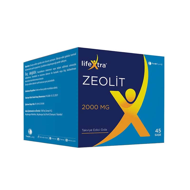 LifeXtra لايف إكسترا زيوليت زيوليت أكياس طعام مكمل غذائي 45 كيسًا
