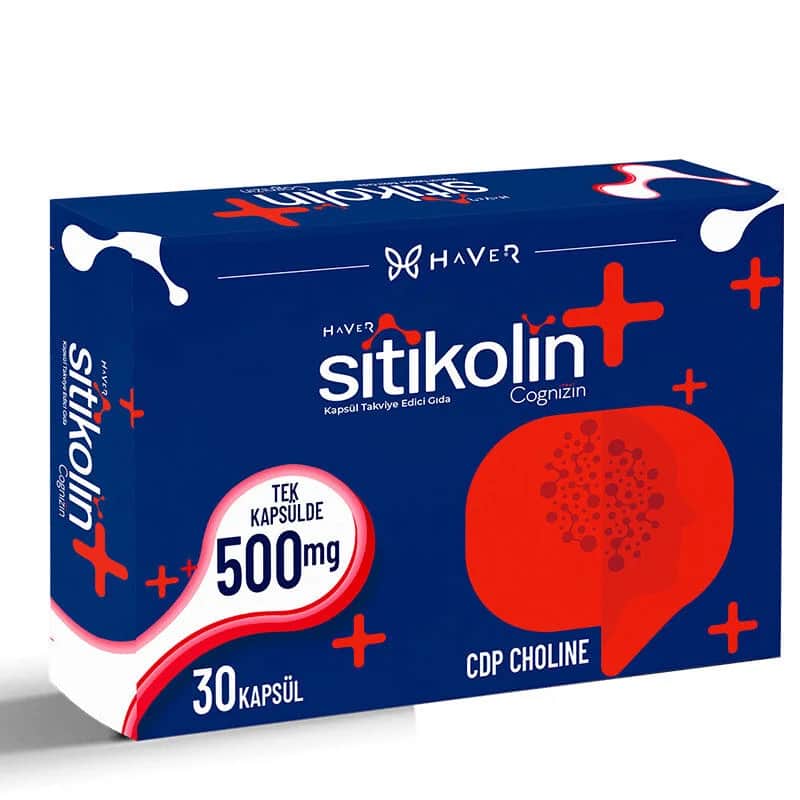 سيتوكولين كوجنيز 500 ملغ 30 كبسولة من هافر فارما Haver Farma