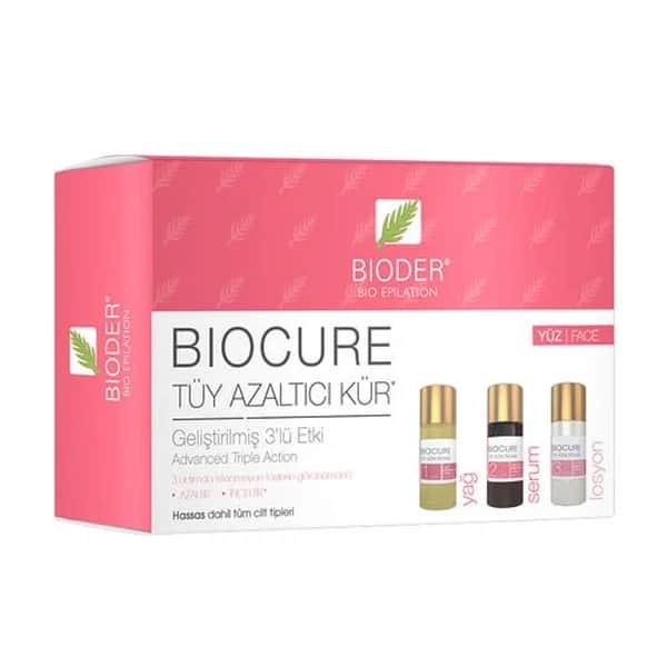 Bioder Biocure Hair Reducing Cure 3 x 5 ml - Face Area